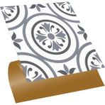 Tink Kendinden Yapışkanlı Banyo Mutfak Kaplama Geometrik 03 Desenli Pvc Karo 30X30 cm (11 Adet) 1 M2