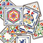 Tink Kendinden Yapışkanlı Desenli Pvc Karo, Yapışkanlı Fayans Kaplama, Fayans Çıkartması, Zemin Karosu 10x10 cm (20 Adet/0,20 m2)