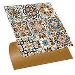 Tink Kendinden Yapışkanlı Karma Fas 019 Desenli PVC Karo, Yapışkanlı Fayans Kaplama, Fayans Çıkartması, Zemin Duvar Karosu 30x30 cm (4 Adet / 0,36 m²)