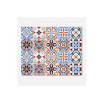 Tink KENDİNDEN YAPIŞKANLI KARMA MEKSİKA DESENLİ PVC KARO 10X10 CM 20'Lİ PAKET