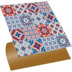 Tink Kendinden Yapışkanlı Kontrast 4'lü Karo Desenli Pvc Karo 30X30 cm (4 Adet) 0,36 M2