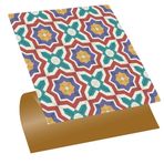 Tink Kendinden Yapışkanlı Kontrast Yıldız Desenli PVC Karo 30x30 cm 11 Adet / 1 m²