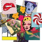 Tink Kendinden Yapışkanlı Popart3 Desenli Pvc Karo 10X10 cm 20'li Paket