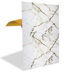 Tink Kendinden Yapışkanlı Sarı Çizgili Desenli PVC Panel, Yapışkanlı Yer Zemin Kaplama, Duvar Kaplama, Fayans Çıkartması 41x62 cm (12 Adet / 3 m²)