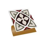 TİNK Kendinden Yapışkanlı Seramik ve Yer Döşemesi Modern Rumi Desenli Pvc Karo 30x30 cm (33 ADET) 3 m²