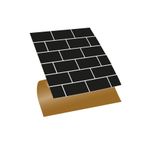 TİNK Kendinden Yapışkanlı Siyah Metro Desenli Pvc Karo 30x30 Cm (11 ADET) 1m2