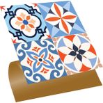 Tink Kendinden Yapışkanlı Tezgah Arası Kaplama Meksika 010 Karma Desenli Pvc Karo 30X30 cm 56 Adet 5m2