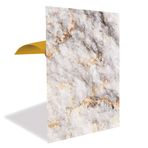 Tink Kendinden Yapışkanlı Yer Zemin Kaplama, Duvar Kaplama, Fayans Çıkartması Gold Mermer Desenli Pvc Panel 41x62 Cm (4 Adet / 1 m²)
