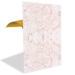 Tink Kendinden Yapışkanlı Yer Zemin Kaplama, Duvar Kaplama, Fayans Çıkartması Kehribar Mermer Desenli PVC Panel 41x62 cm (4 Adet / 1 m²)