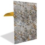 Tink Kendinden Yapışkanlı Yer Zemin Kaplama, Duvar Kaplama, Fayans Çıkartması Yeşim Mermer Desenli PVC Panel 41x62 cm (12 Adet / 3 m²)