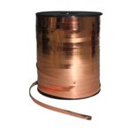 Tinky Winky 200 Metre Parlak Renkli Metalik Şerit Rafya 8mm Balon Ipi Plastik Balon Süsleme Kurdelesi Rosegold Rosegold