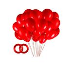 Tinky Winky Balon Parlak Helyum Balon 10 Adet Kırmızı Renk Kırmızı