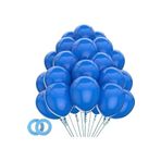 Tinky Winky Balon Parlak Helyum Balon 10 Adet Lacivert Renk Lacivert