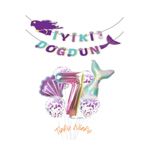 Tinky Winky Deniz Kızı Folyo Set Konsept Doğum Günü Balon Zincir Set 7