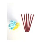 Tinky Winky Kırmızı Renkli 14 Cm Simli Göz Alıcı Ince Kibar Işıl Işıl 6 Lı Doğum Günü Parti Pasta Mumu Kırmızı