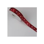 Tinky Winky Kurdele Kar Tanesi Baskılı Kurdela 20 Mm 20 Metre Kırmızı