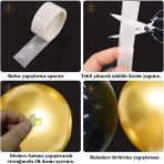 Tinky Winky Mavi Lacivert Balon Zinciri Süsleme Seti 5 Renkli Sünnet, Doğum Günü , Mevlid Set
