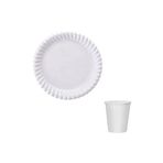 Tinky Winky Renkli Dayanıklı Kullan At 8 Er Adet 22 Cm Doğum Günü Partisi Silver Karton Tabak Bardak Set winky652