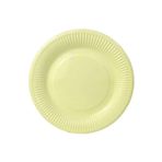 Tinky Winky Sarı Tabak Karton Makaron Tabak 23 Cm 8 Adet Sarı