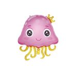 Tinky Winky Sevimli Deniz Anası Pembe Folyo Balon Pembe