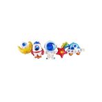 Tinky Winky Uzay Konsept Folyo Balon - Balon Zinciri Seti - Zincir Balon Konsept Balon Uzay