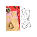 Tinky Winky Yılbaşı Christmas Temalı Kurabiye Kalıbı Metal Kopat Set Cookie Cutters 8'li