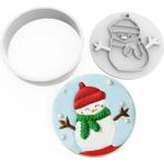 Tinky Winky Yılbaşı Kardan Adam Kurabiye Kalıbı Damga Kesici New Year Set