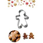 Tinky Winky Yılbaşı Noel Gingerman Bebek Zencefilli Kurabiye Adam Kalıbı Metal Kopat metalik