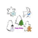 Tinky Winky Yılbaşı Temalı Kurabiye Kalıbı Metal Kopat Set metal
