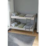 tino furniture Çift Katlı Metal Ayaklı Cardi Ranza Genç Odası Çocuk Odası 90x200 x 120x200