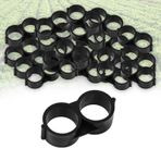 Tinoaly 20'li Paket 1/2 İnç Damla Sulama Uç Kapakları, 1/2 "Sulama Borusu için 17mm 0.6" ID Damlama Hattı Fişleri Bağlantı Parçaları Bahçe, Çim, Veranda ve Yağmurlama Sistemleri için Uç Kapağı