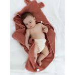 Tiny Bear Organik Pamuk Bebek Kundak Kiremit 75x75