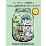 Tiny Fairy, Toadstool, & Underwater Homes Coloring Book - Volume One: Enchanted Fae & Magical Mushroom Homes, plus Miniature Aquatic Retreats for All ... Terrarium Coloring & Activity Books)