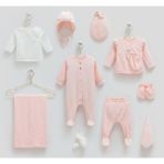 Tıny Lace 10LU Hastane Çıkışı - Caramell - ZK1911 - Pembe - 0 - 3 Ay - ZK1911-PEMBE-0 - 3 Ay Pembe