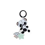 Tiny Love Black & White Koleksiyonu Peluş Panda Bebek Arabası Oyuncağı - Beyaz