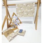 Tiny Plans Lastikli Bebek - Çocuk Çarşaf - Yastık Kılıfı Takımı - Açık Kahve - 90 x 190 cm