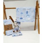 Tiny Plans Tek Kişilik Lastikli Çarşaf-Yastık Kılıfı Takımı - 90x190 - Mavi