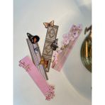 Tiny Stories TR Kitap Ayracı - Çiçek & Kelebek Temalı Özel Kesim 4'lü Set (Çift Yönlü Koruma Laminasyonlu)