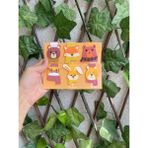 Tiny Stories TR Mıknatıslı Kitap Ayracı - Hayvan Karakter Temalı-4/ 6 Adet -Magnetic Bookmark Page Marker