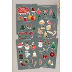 Tiny Stories TR Yılbaşı Temalı Sticker Seti - 6 Adet / Ajanda, Defter,bullet Journal,scrapbook