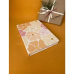 Tiny Wood Desenli A5 Çizgili Defter – Sert Kapaklı 96 Yaprak Hediyelik Defter - Bej