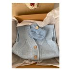 Tiny Wood El Örgüsü Yumuşak Bebek Yelek Ve Patik Seti 3-12 Ay | Yenidoğan Bebek Hediyesi Unisex