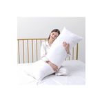 Tinybabyconcept Dolgulu Uzun Yastık 1. Kalite Boncuk Silikon Dolgulu 50x135 Cm Pamuklu Kılıf