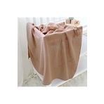 Tinybabyconcept Soft Organik % 100 Pamuk Tek Kat Müslin Kundak Örtüsü Bebek Battaniyesi Bej Renk 110x110 Cm