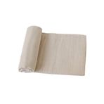 Tinybabyconcept Soft Organik % 100 Pamuk Tek Kat Müslin Kundak Örtüsü Bebek Battaniyesi Krem Renk 110x110 Cm