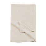 tinylamb Triko Krem Renk Bebek Battaniyesi 85x100cm Premium Bebek Battaniyesi