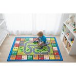 Tinyup Alfabe Oyun Halısı (Yarış Pisti) 150×100 cm - Çok Renkli - 150 x 100 cm