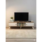 Tios Antikçam-Aytaşı 140 cm TV Ünitesi Modern Tasarım - Ceviz - Aytaşı