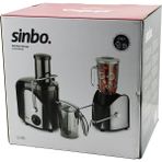 Tios Shop Krm Katı Meyve - Sebze Sıkacak Blender Set 600W 1000ML Meyve Suyu Haznesi 2n1 SJ-3195 (5047) Krm