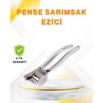 Tios Shop Krm Metal Sarımsak Ezici Ergonomik Tutma ve Güçlü Presleme Krm